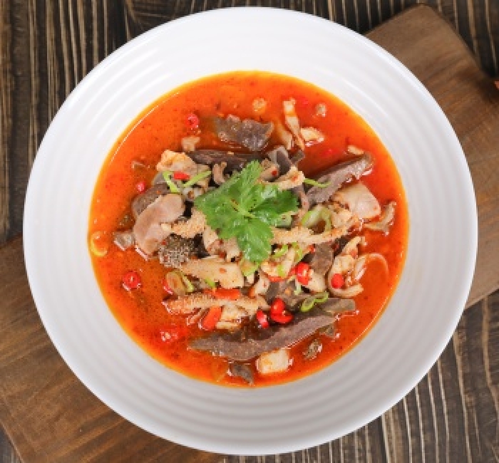 Spicy Marinated Lamb Offal